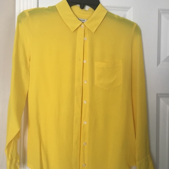 Madewell Tops - Madewell silk dress shirt